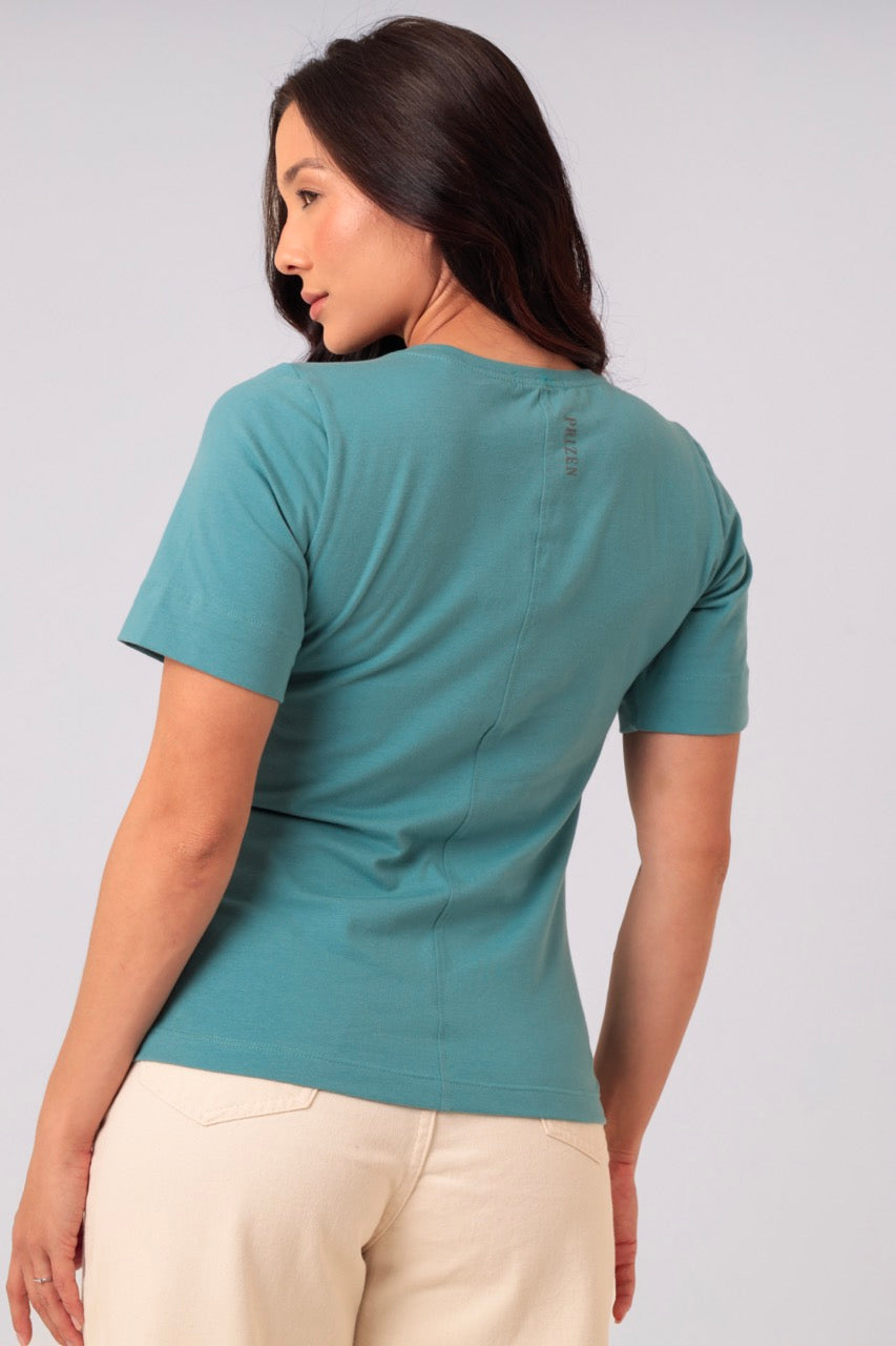 Camiseta Azul Verão